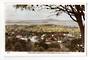Tinted Postcard by A B Hurst & Son. Looking towards Rangitoto from Mt Eden. (#45522). - 45523 - Postcard