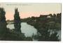Coloured postcard of Waikato River Hamilton. - 45710 - Postcard