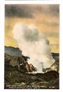 Coloured postcard of Great Steam Cloud rising from Waimangu Geyser after an eruption. - 46087 - Postcard