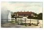 Coloured postcard of The Malfroy Geyser and Government Sanitorium. - 46223 - Postcard