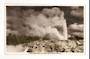 Tinted Postcard by A B Hurst & Son of Pohutu Geyser Rotorua. - 46250 - Postcard