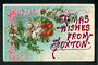 Glitter Postcard. Xmas wishes from Foxton. - 47303 - Postcard