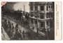 Postcard of The Fire. Faults. Corner of Grey Street showing the only building left on the block. - 47372 - Postcard
