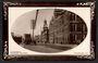 Postcard of Lambton Quay Wellington. Tram prominent. Dull corners. - 47716 - PcardFault