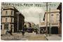 Coloured postcard of Cuba Street Wellington. Sparkle. Minor corner damage. - 47762 - PcardFault