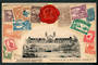 Coloured postcard by Muir and Moodie of the International Exhibition Christchurch. - 48312 - Postcard