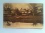 Sepia Postcard of The River Avon and Hospital Christchurch. - 48458 - Postcard