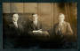 Real Photograph of three businessmen from Christchurch. - 48464 - Postcard