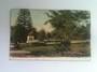 Coloured postcard of Botannical Gardens Christchurch. Some damage. - 48522 - Postcard