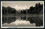Real Photograph by N Hatwell Photographer of Fox Glacier of Lake Matheson. - 48761 - Postcard