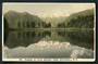 Tinted Postcard by N S Seaward of Mt Tasman and Mt Cook across Lake Matheson - 48784 - Postcard