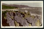 Real Photograph by Whites Aviation of Pancake Rocks Punakaikai. - 48792 - Postcard