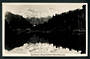 Real Photograph by A B Hurst & Son of Lake Matheson showing Mts Cook and Tasman. - 48798 - Postcard