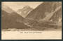 Early Undivided Postcard by Muir & Moodie of Mt Cook and Hermitage. - 48902 - Postcard