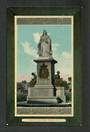 Coloured postcard of Queen Victorai Statue Dunedin. - 49204 - Postcard