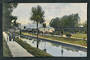 Coloured postcard of The Gardens Invercargill. - 49305 - Postcard