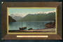 Framed Coloured postcard of the Head of Lake Te Anau. - 49343 - Postcard