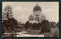 Postcard of Gardens showing Roman Catholic Cathedral Invercargill. - 49378 - Postcard