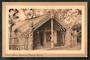 Sepia Postcard of Carved House Sanitorium Grounds Rotorua. - 49558 - Postcard