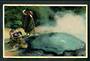 Coloured postcard by Reed of Maoris Cooking. - 49600 - Postcard