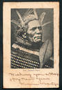 Early Undivided Postcard posted 1903 of New Zealand Maori. - 49673 - Postcard