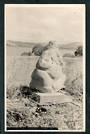 Real Photograph by N S Seaward of Statue Mokoia Island. - 49684 - Postcard