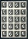 NEW ZEALAND 1915 Geo 5th Definitive 2d Black. Proof. Block of 20. - 50162 - Proof