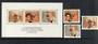 WEST GERMANY 1978 Nobel Prize for Literature. Set of 3 and miniature sheet. - 50234 - UHM