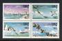 CHILE 1986 Polar Fauna. Block of 4. - 50235 - UHM