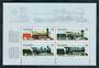 CANADA 1984 Railway Locomotives. Second series. Miniature sheet. - 50246 - UHM