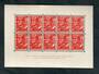 NETHERLANDS 1942 Legion Fund 7½c+2½c Brown-Red in miniature sheet. Hinge remains. Clean. No toning. - 50308 - Mint