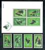 THAILAND 1996 Birds. Set of 4 and miniature sheet. - 50312 - UHM