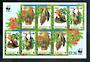 FIJI 1997 World Wildlife Fund Endangered Species. Miniature sheet. - 50357 - UHM