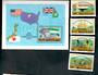 SIERRA LEONE 1983 World Communications Year. Set of 4 and miniature sheet. - 50422 - UHM