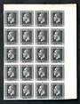 NEW ZEALAND 1915 Geo 5th Definitive 2d Black. Proof. Corner block of 20. - 50454 - Proof