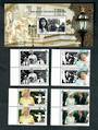 SOUTH GEORGIA and SOUTH SANDWICH ISLANDS 2000 The Queen Mother's Century. Set of 4 and miniature sheet. - 50484 - VFU