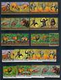 RAS AL KHAIMA 1971 Japanese Locomotives. Set of 6 and miniature sheet. - 50502 - VFU