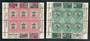 SOUTH AFRICA 1936 Johannesburg International Stamp Exhibition. Set of 2 miniature sheets. - 50508 - Mint