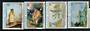 FRENCH POLYNESIA 1982 19th Century Paintings. Set of 4. - 50672 - UHM