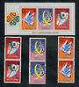 AITUTAKI 1983 World Communications Year. Set of 3 and miniature sheet. - 50810 - UHM