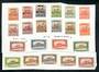 HUNGARY 1919 Hungarian Soviet Republic Overprints. Set of 20. - 50834 - Mint