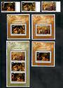 PENRHYN 1985 Christmas. Set of 3 and 3 miniature sheets and miniature sheet. - 50844 - UHM