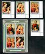 PENRHYN 1983 Christmas. Set of 4 and miniature sheet. - 50845 - UHM