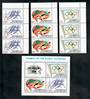 PENRHYN 1984 Olympics. Set of 3 and miniature sheet. - 50847 - UHM