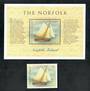 NORFOLK ISLAND 1998 Bicentenary of the Circumnavigation of Tasmania. Single and miniature sheet. - 50881 - UHM