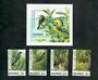 BAHAMAS 995 Environmental Protection. Third series. Set of 4 and miniature sheet. - 50910 - UHM