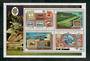 COOK ISLANDS 1974 Centenary of the Universal Postal Union. Set of 4 and miniature sheet. - 50953 - UHM