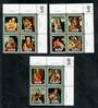 AITUTAKI 1973 Christmas. Set of 12 in blocks of 4. . - 50970 - UHM