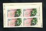 FALKLAND ISLANDS 1986 Definitive ½d Multicoloured. Block of 4 with the variety 'dot over DELIPIENE'. - 50980 - UHM