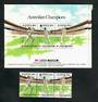 AUSTRALIA 1984 Leigh Mardon Cricket Cinderellas isuued for Ausipex 1984. Strip of 3. - 51010 - UHM